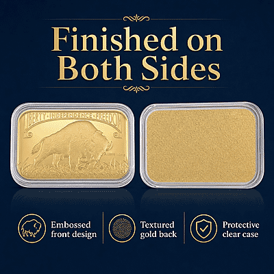 Bison 24k Gold Embossed Sheet 10mg