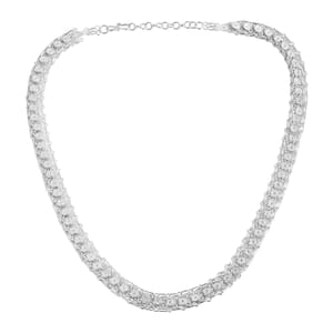 Artistry Tarakashi Collection Floral Necklace in Sterling Silver 26 Grams 18 Inches