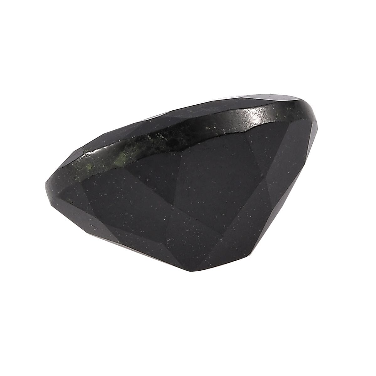 Black Tourmaline (Ovl 10x8 mm) 2.10 ctw Loose Gemstone image number 2