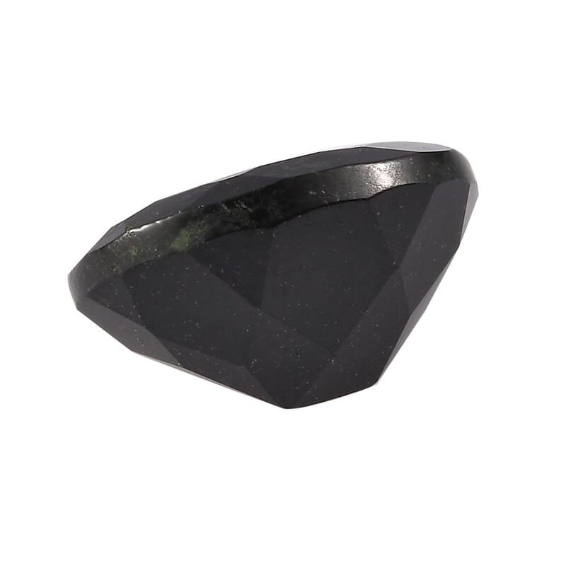 Black Tourmaline (Ovl 10x8 mm) 2.10 ctw Loose Gemstone