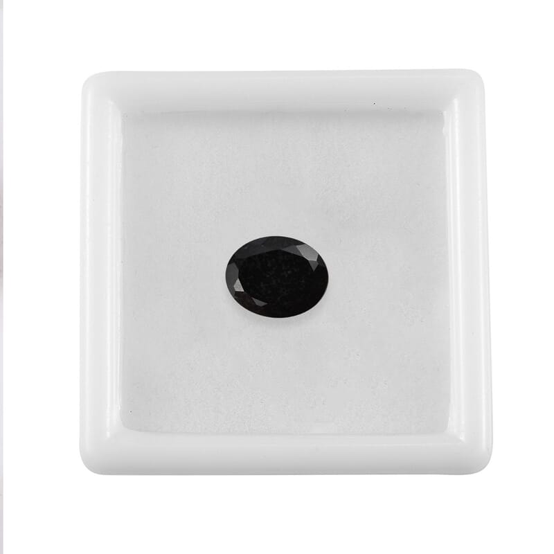 Black Tourmaline (Ovl 10x8 mm) 2.10 ctw Loose Gemstone