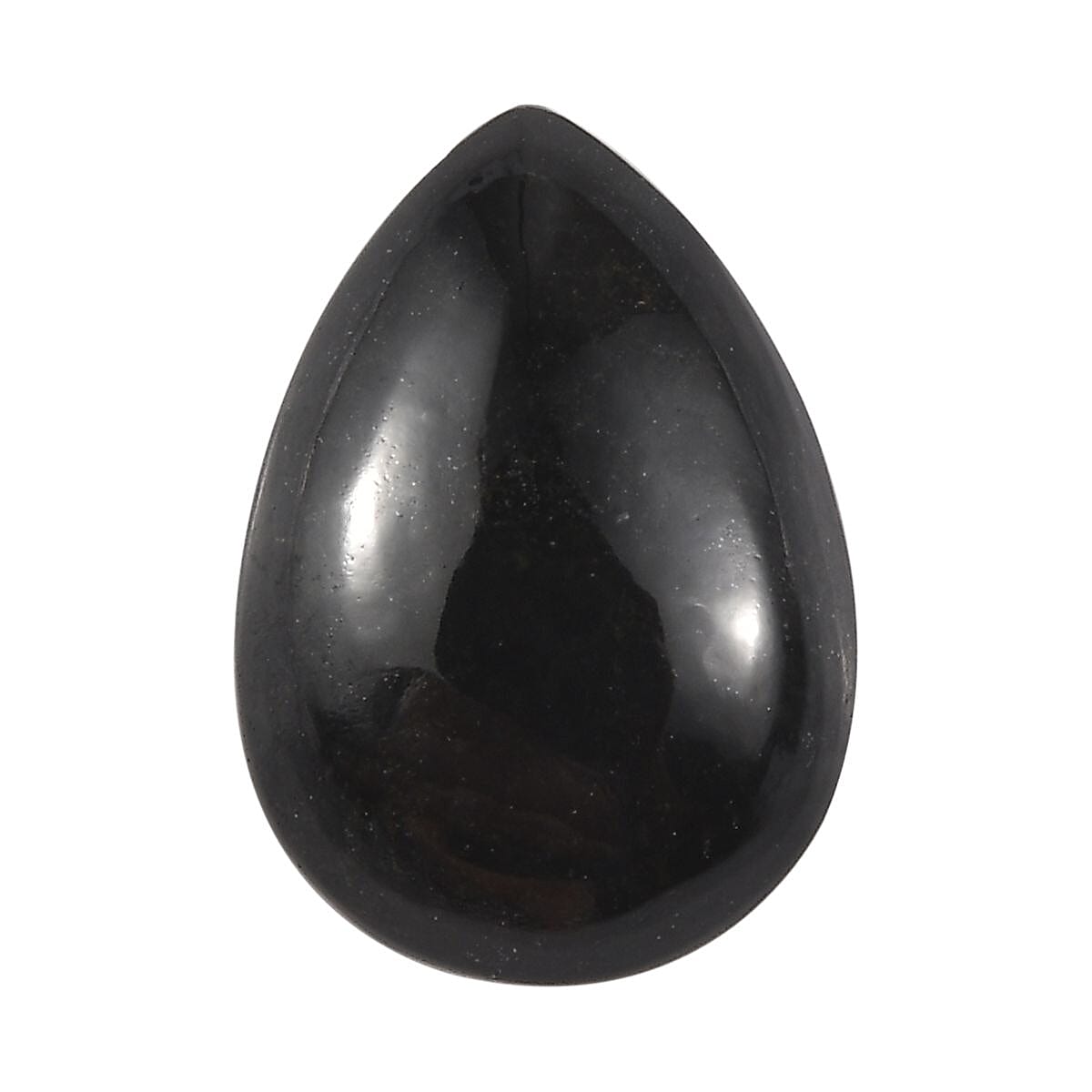 Black Tourmaline (Pear 10x7 mm) 1.66 ctw Loose Gemstone image number 0
