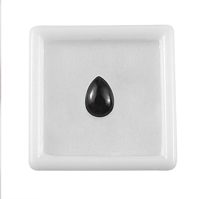 Black Tourmaline (Pear 10x7 mm) 1.66 ctw Loose Gemstone