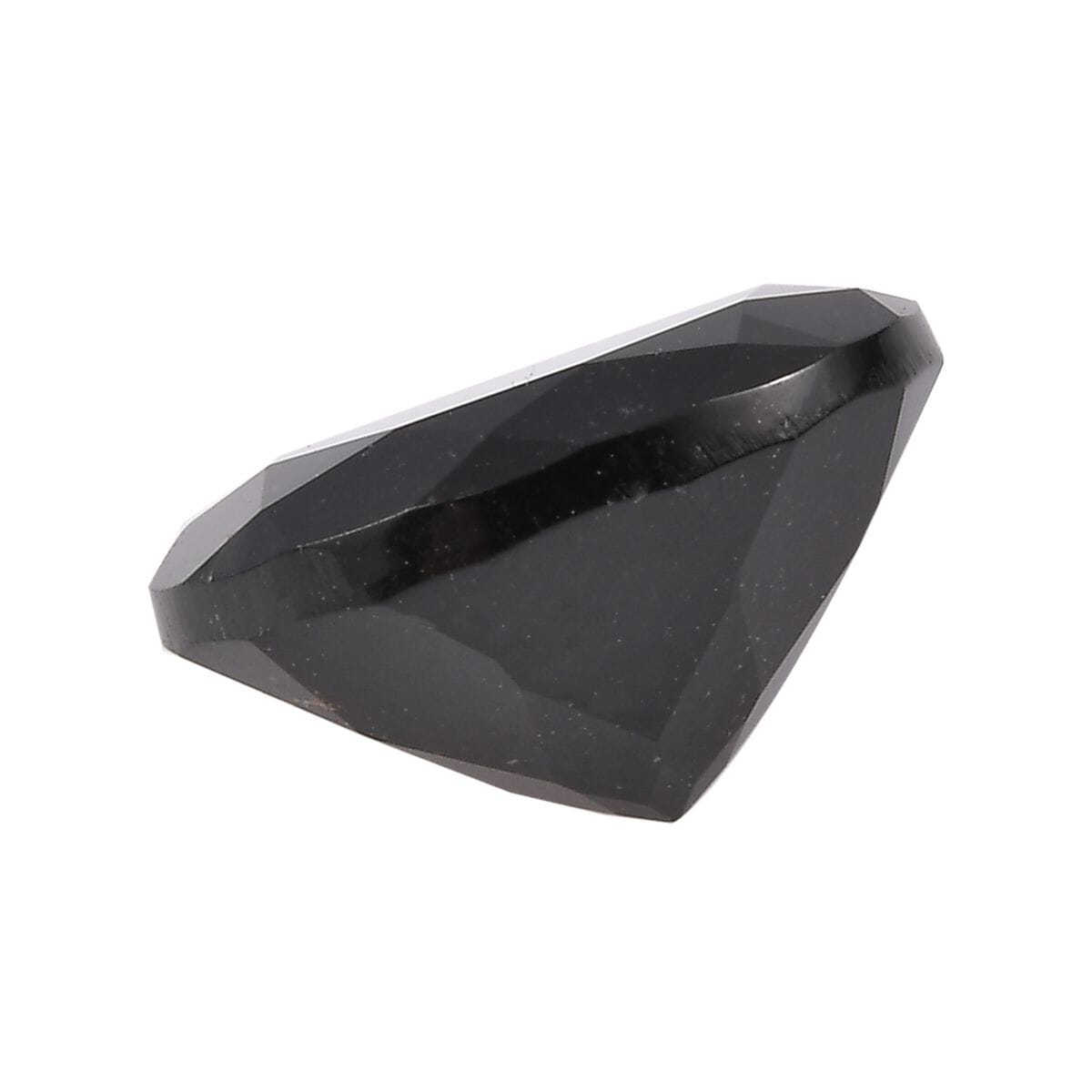 Black Tourmaline (Rnd 10 mm) 3.67 ctw Loose Gemstone image number 2