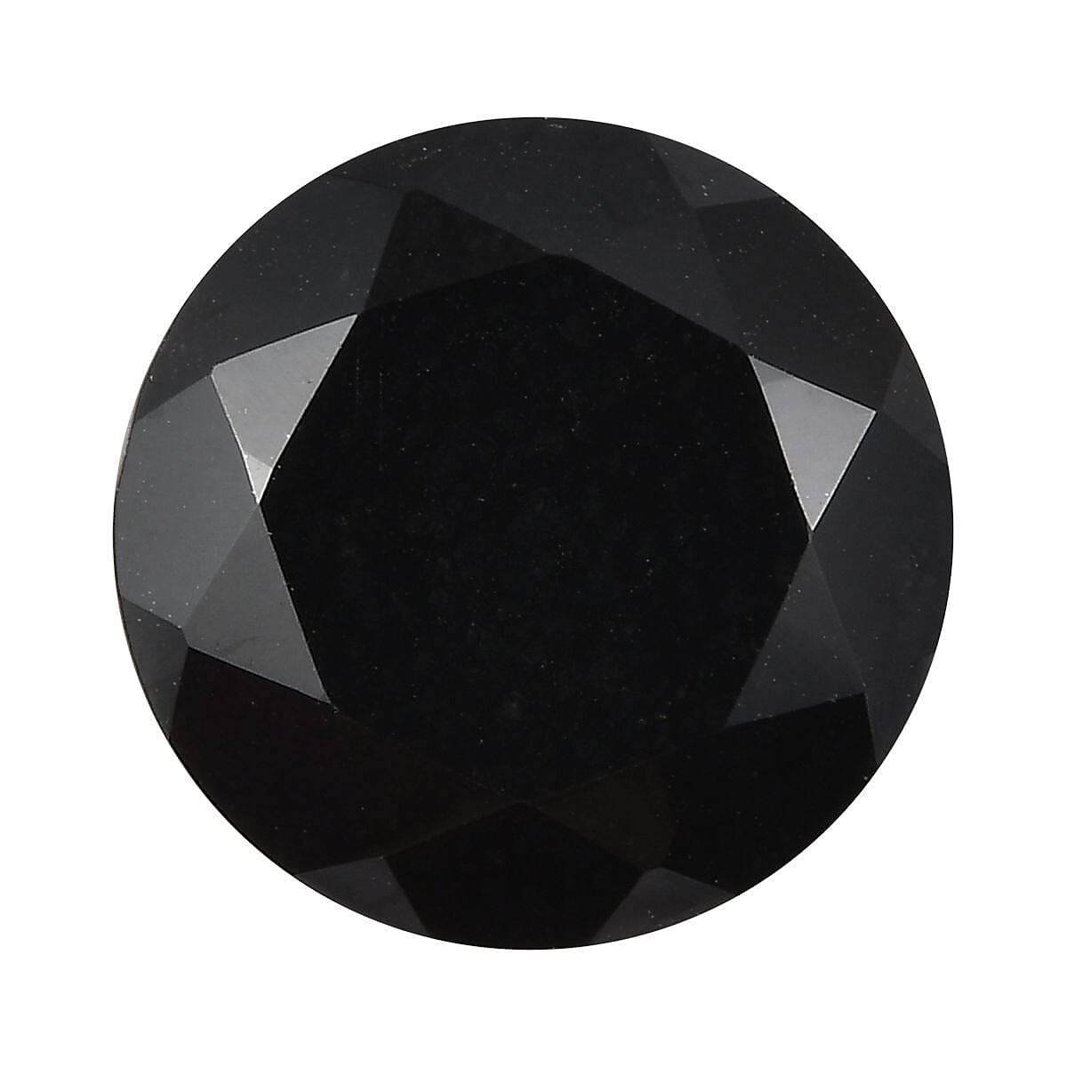 Black Tourmaline (Rnd 9 mm) 2.43 ctw Loose Gemstone image number 0