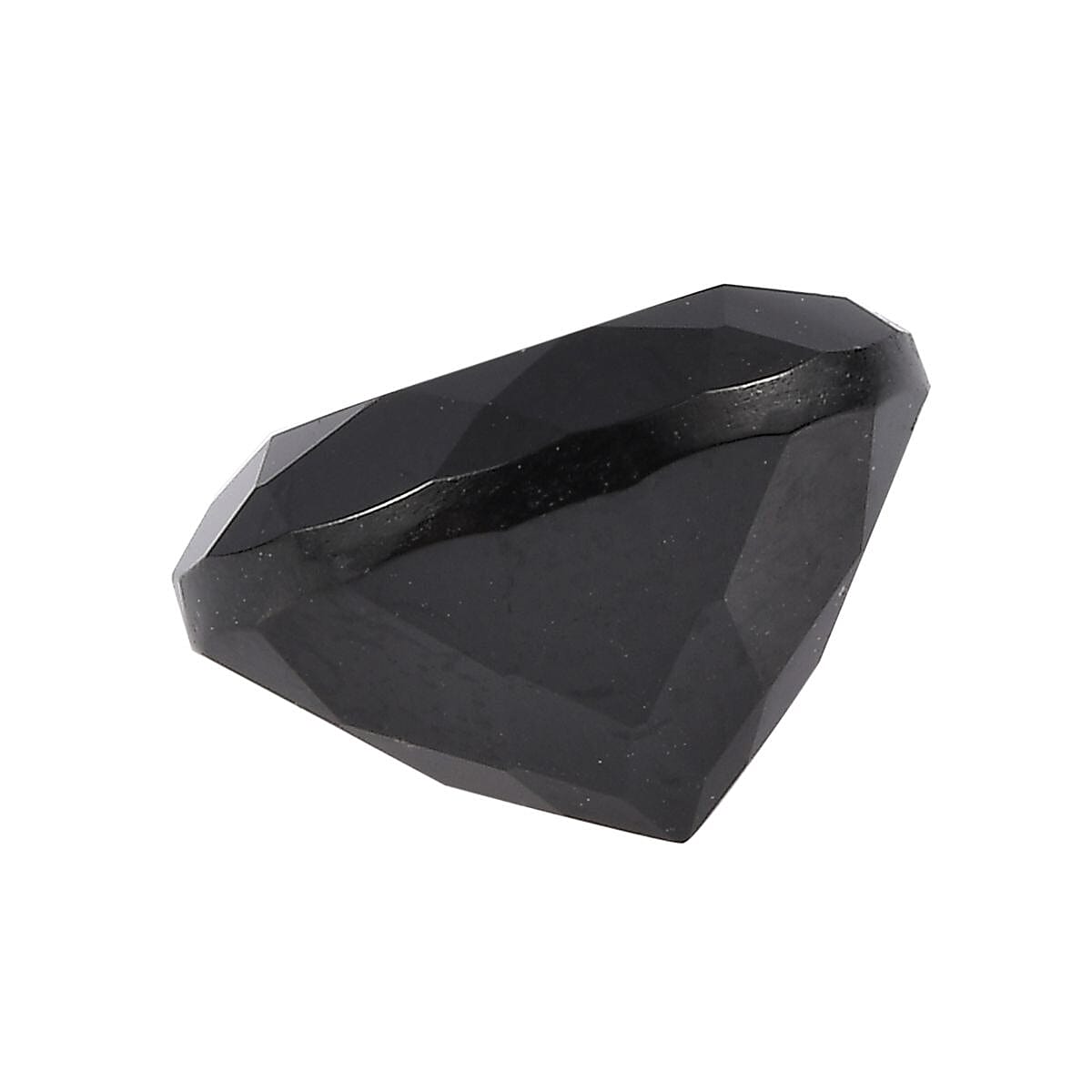 Black Tourmaline (Rnd 9 mm) 2.43 ctw Loose Gemstone image number 2
