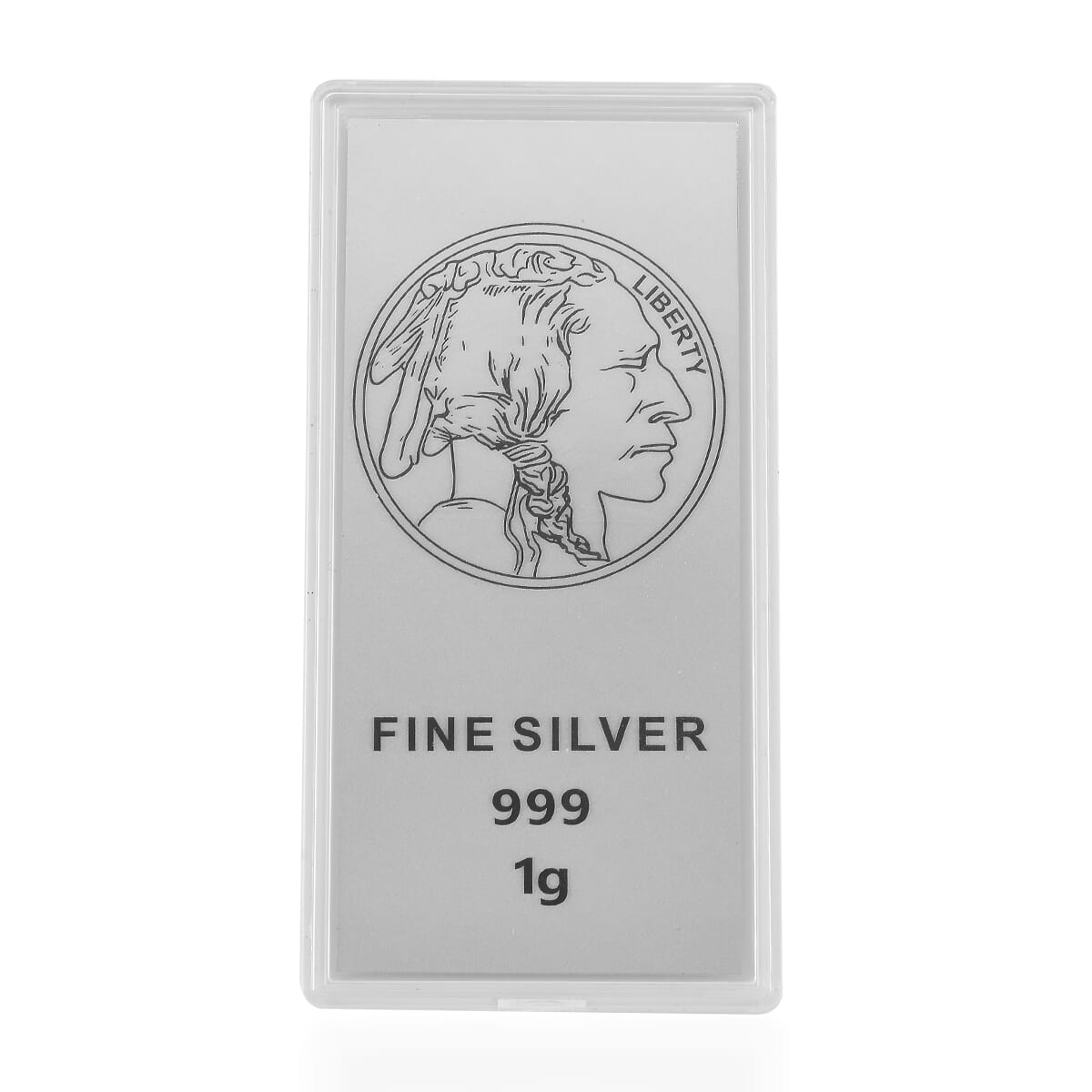 999 Fine Silver United States of America Bison Sheet 103mmx49mm (1g) image number 3