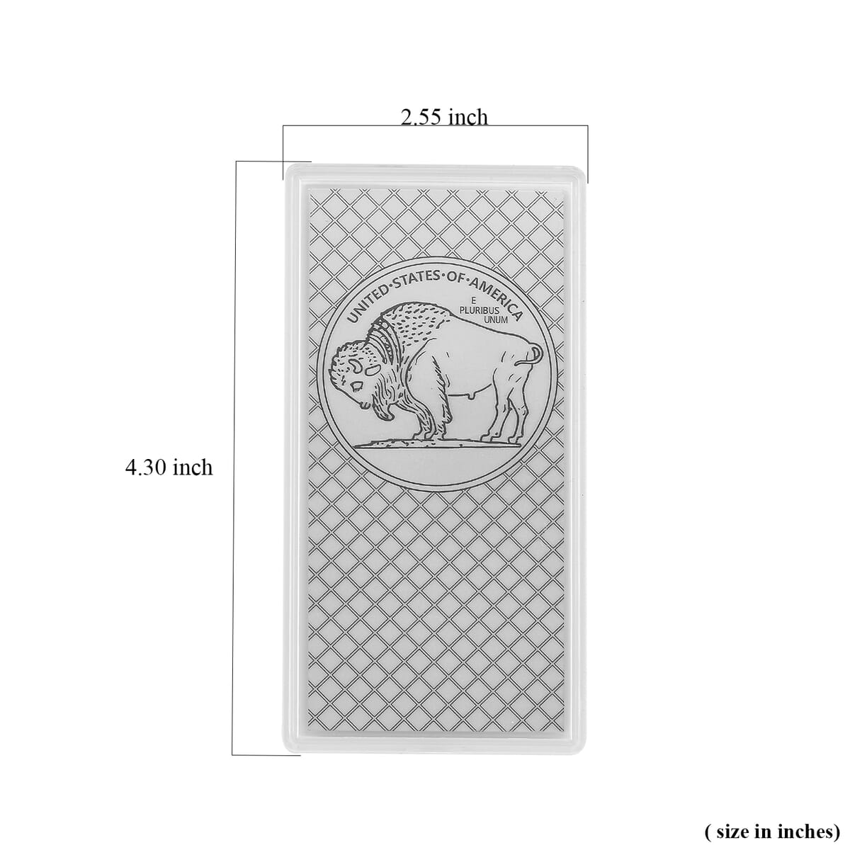 999 Fine Silver United States of America Bison Sheet 103mmx49mm (1g) image number 4