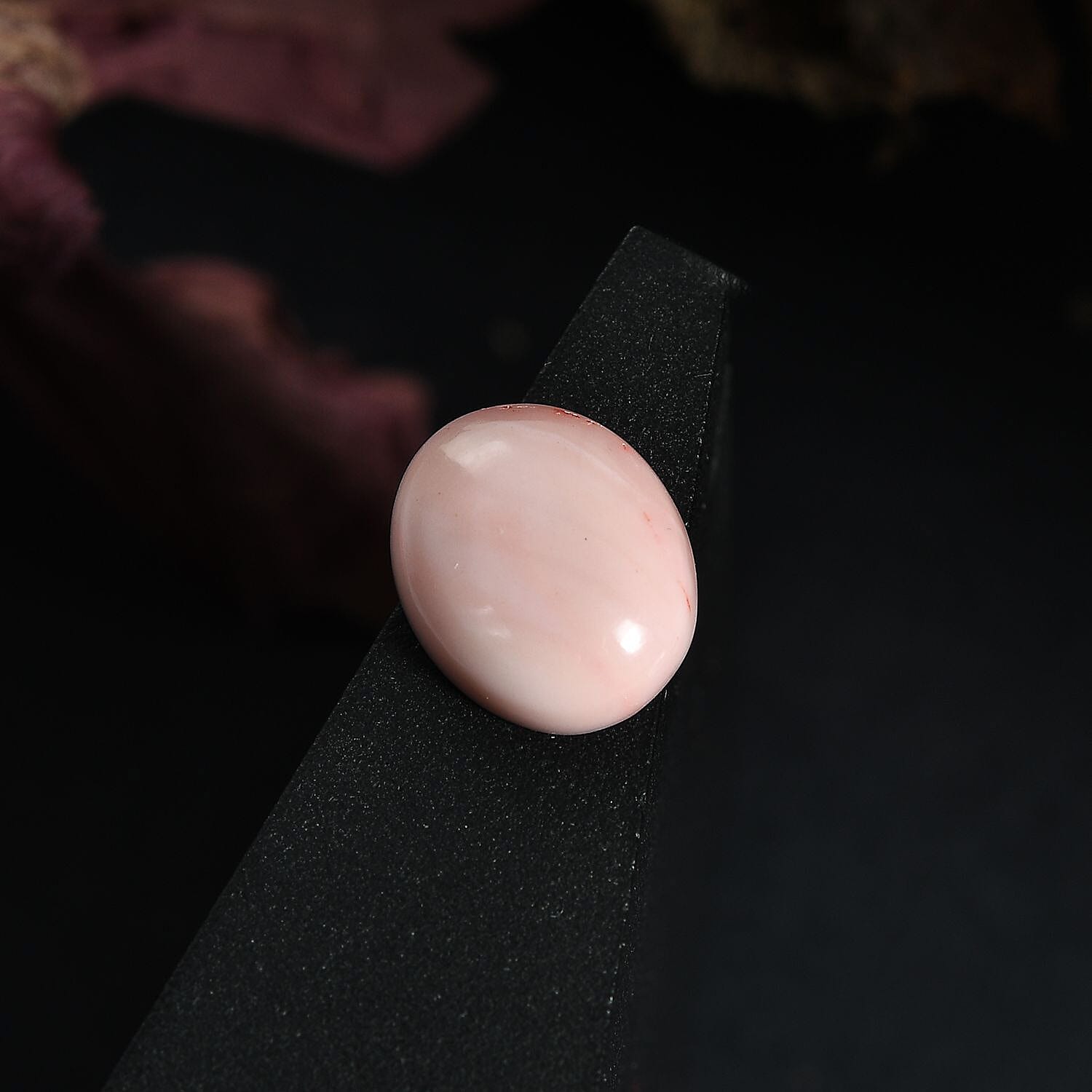 Peach Opal (Ovl 11x9 mm) 2.03 ctw Loose Gemstone