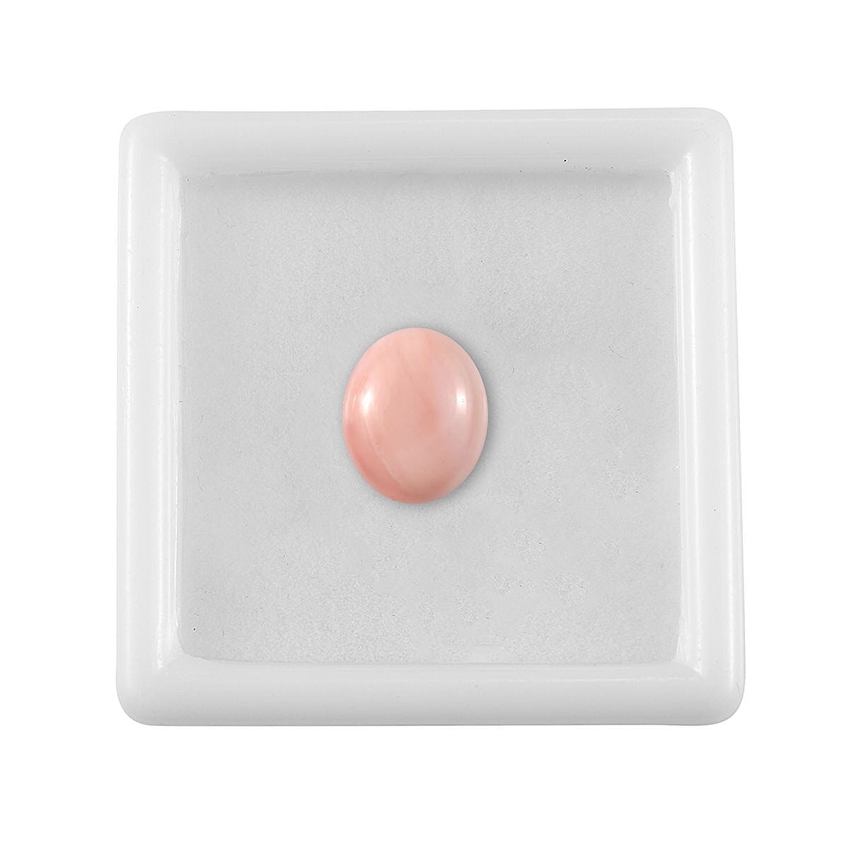 Peach Opal (Ovl 11x9 mm) 2.03 ctw Loose Gemstone image number 3