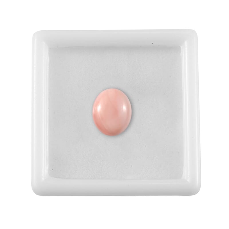 Peach Opal (Ovl 11x9 mm) 2.03 ctw Loose Gemstone