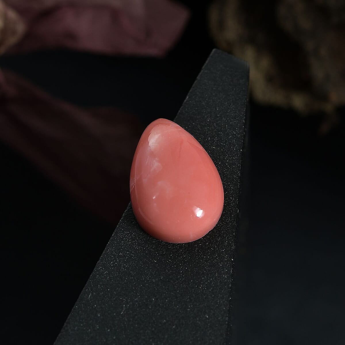 AAAA Peach Opal (Pear 12x8 mm) 1.85 ctw Loose Gemstone image number 1