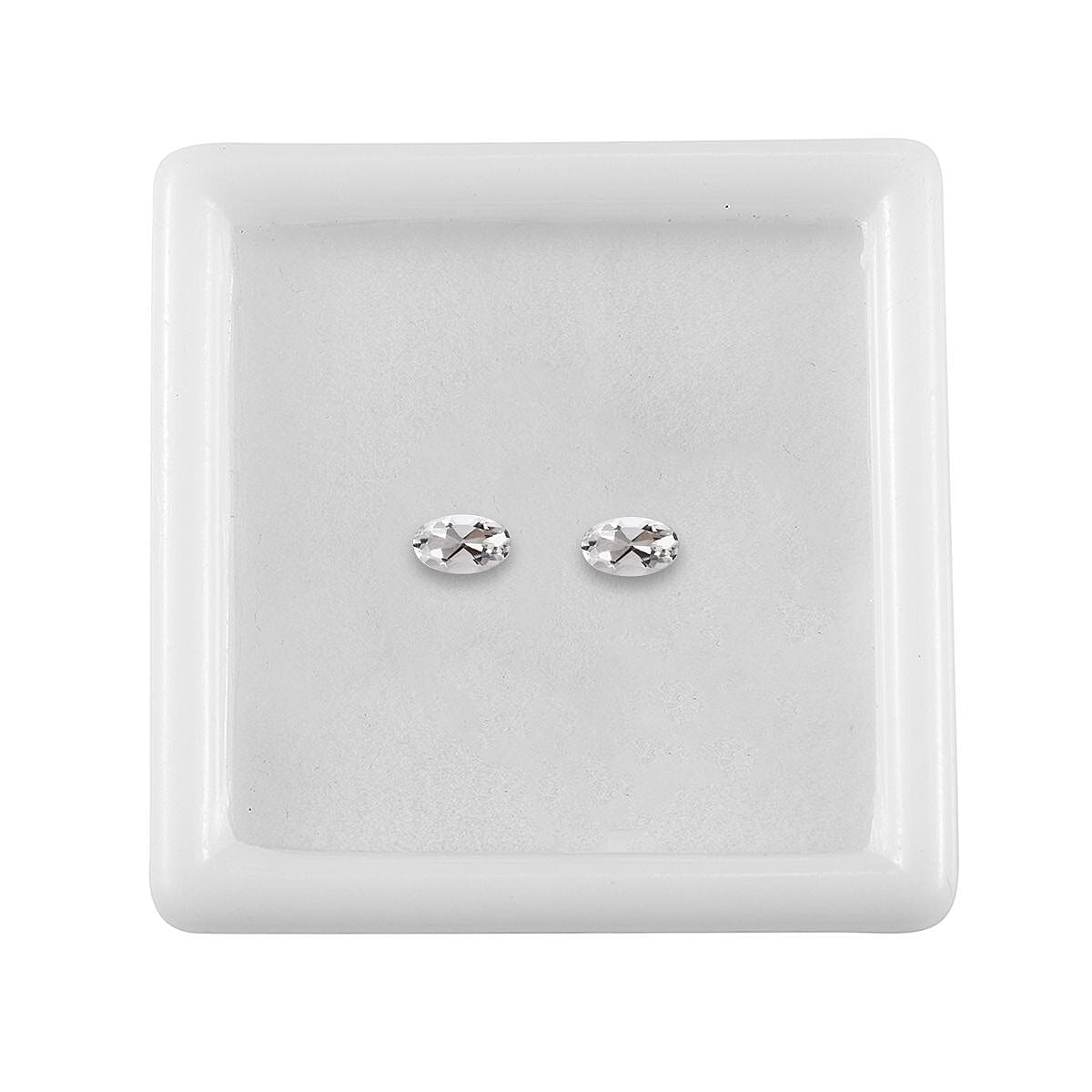 Brazilian Petalite Set of 2 (Ovl 5x3 mm) 0.31 ctw Loose Gemstone image number 3