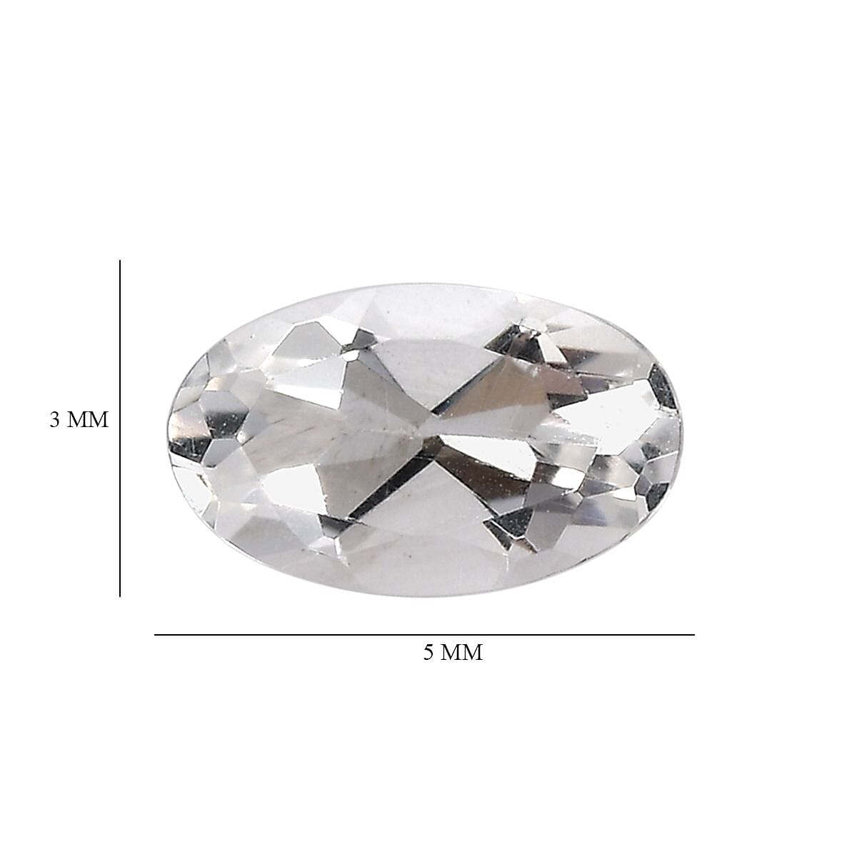 Brazilian Petalite Set of 2 (Ovl 5x3 mm) 0.31 ctw Loose Gemstone image number 4