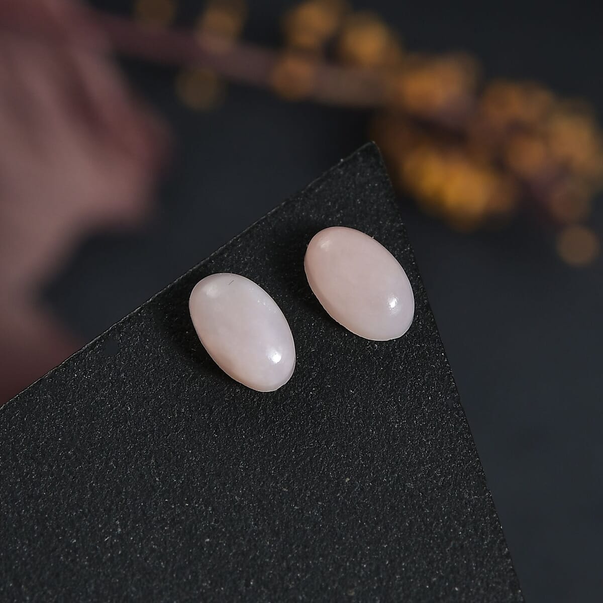 AA Pink Opal Set of 2 (Ovl 5x3 mm) 0.32 ctw Loose Gemstone image number 1