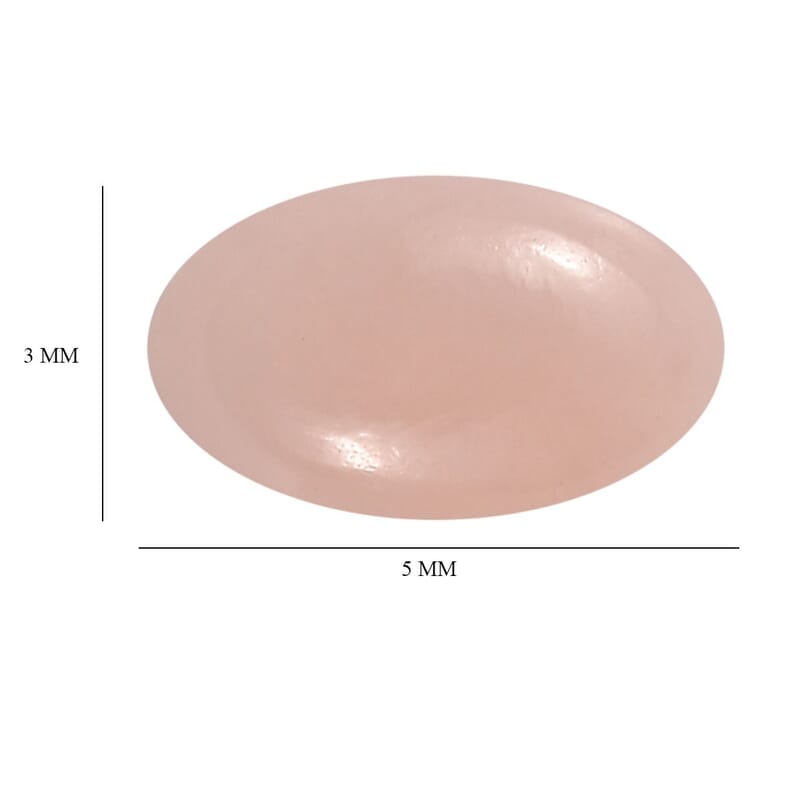 AA Pink Opal Set of 2 (Ovl 5x3 mm) 0.32 ctw Loose Gemstone