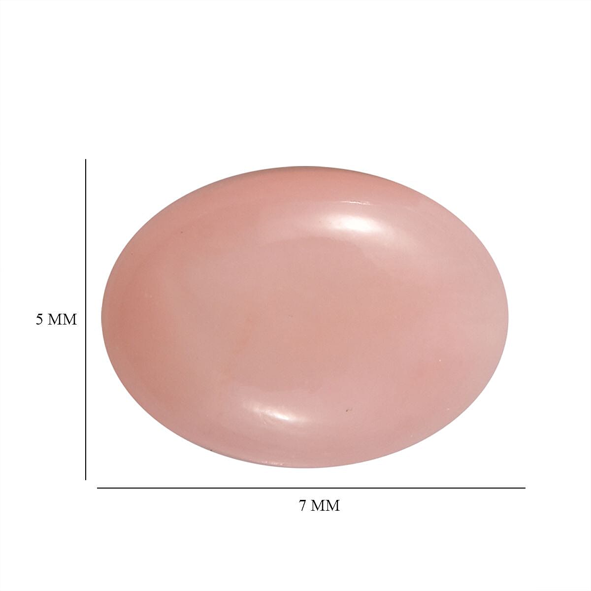 AA Pink Opal Set of 2 (Ovl 7x5 mm) 1.15 ctw Loose Gemstone image number 4