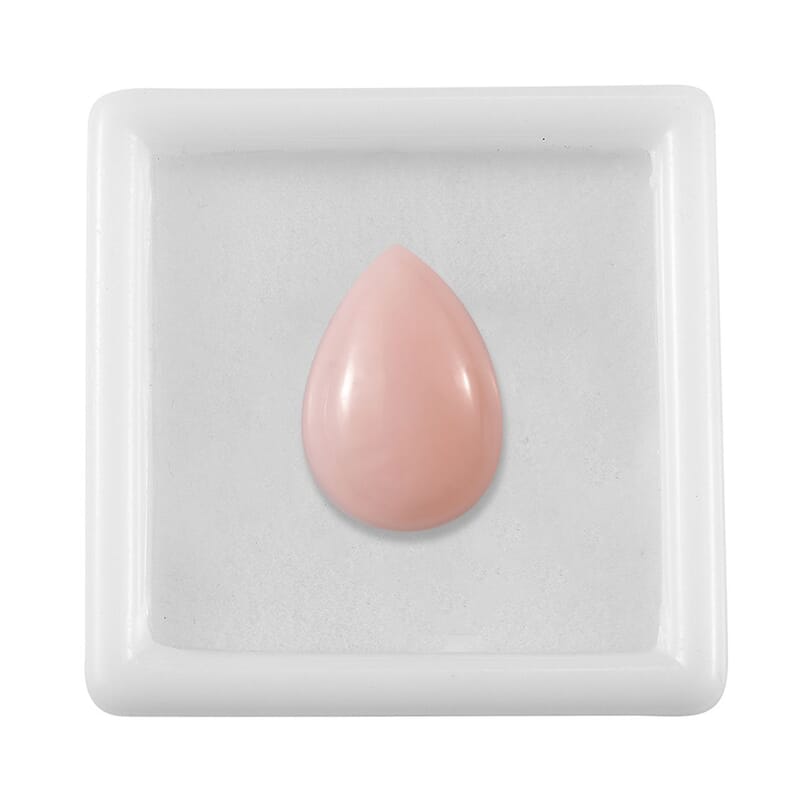 Pink Opal (Pear 14x10 mm) 3.64 ctw Loose Gemstone