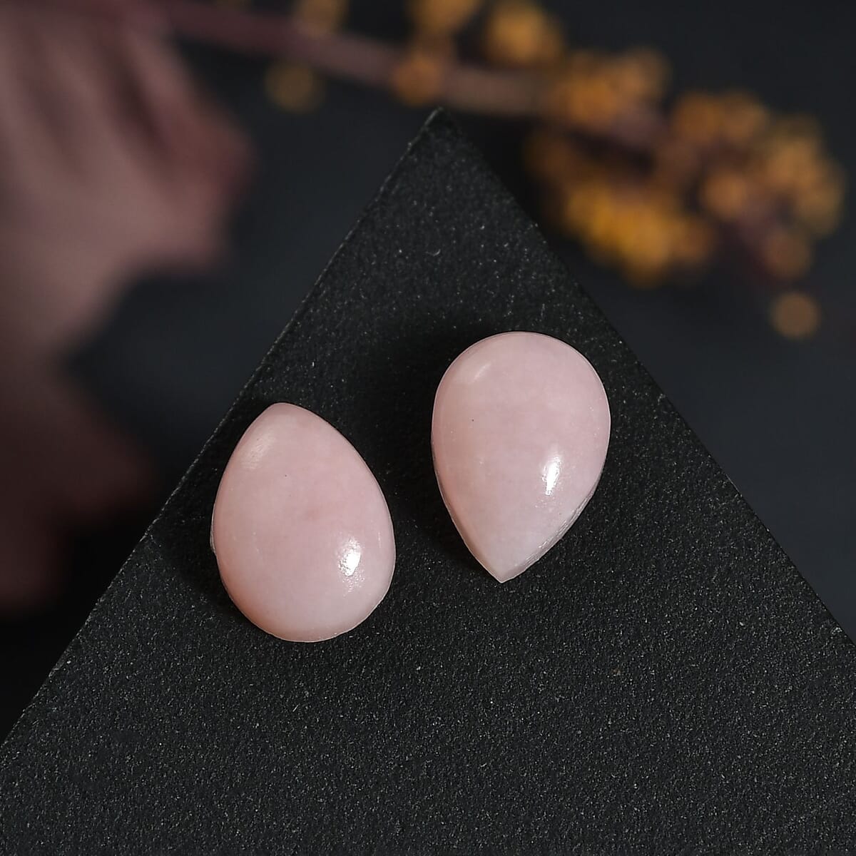 AA Pink Opal (Pear 7x5 mm) 1.03 ctw Loose Gemstone image number 1