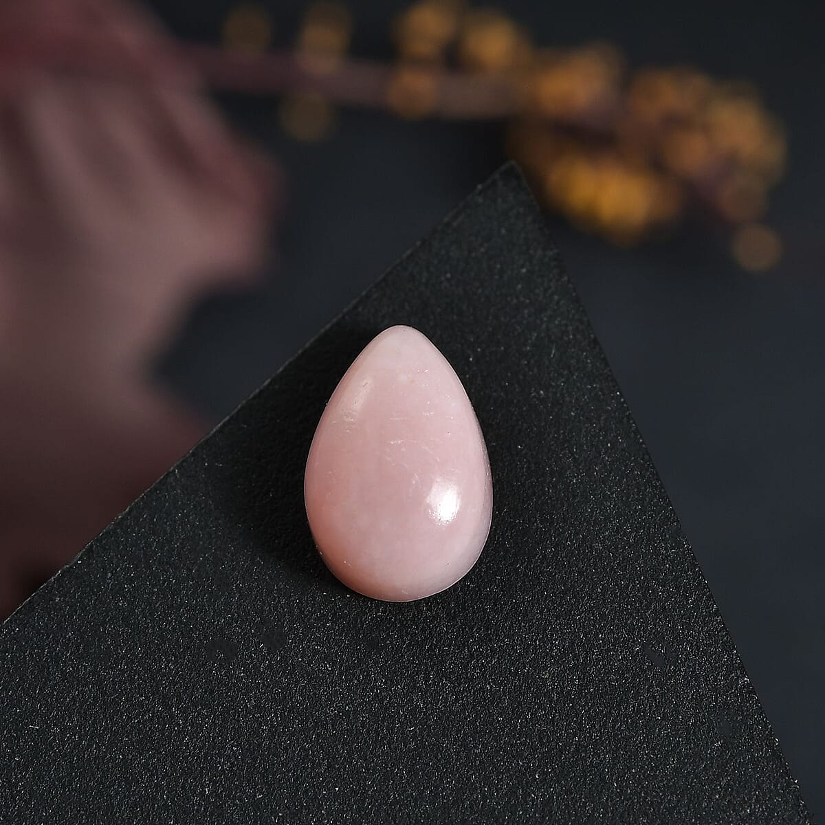 Pink Opal (Pear 9x6 mm) 0.98 ctw Loose Gemstone image number 1