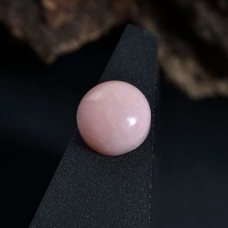 Pink Opal (Rnd 8 mm) 1.47 ctw Loose Gemstone