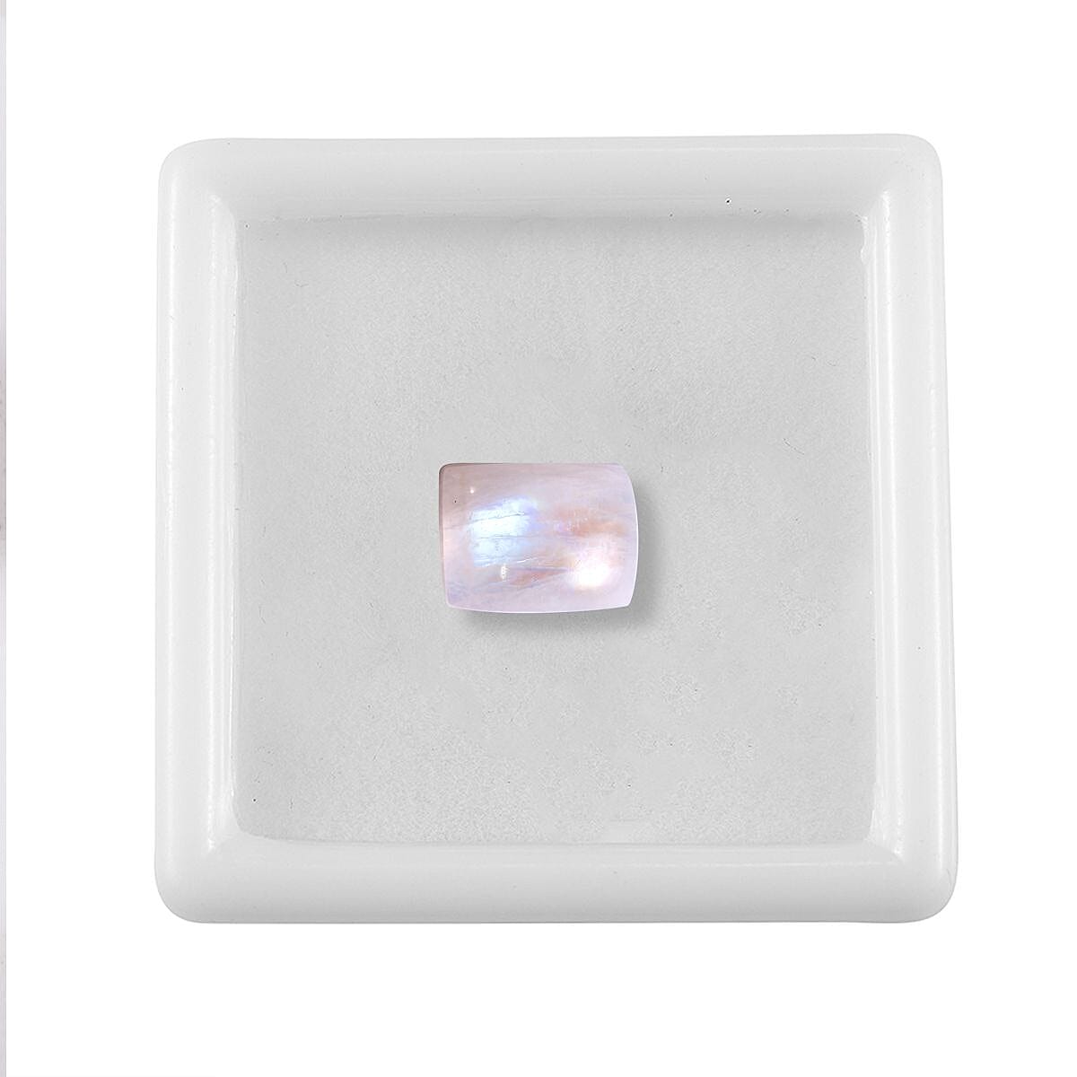 Rainbow Moonstone (Cush 10x8 mm) 2.90 ctw Loose Gemstone image number 3