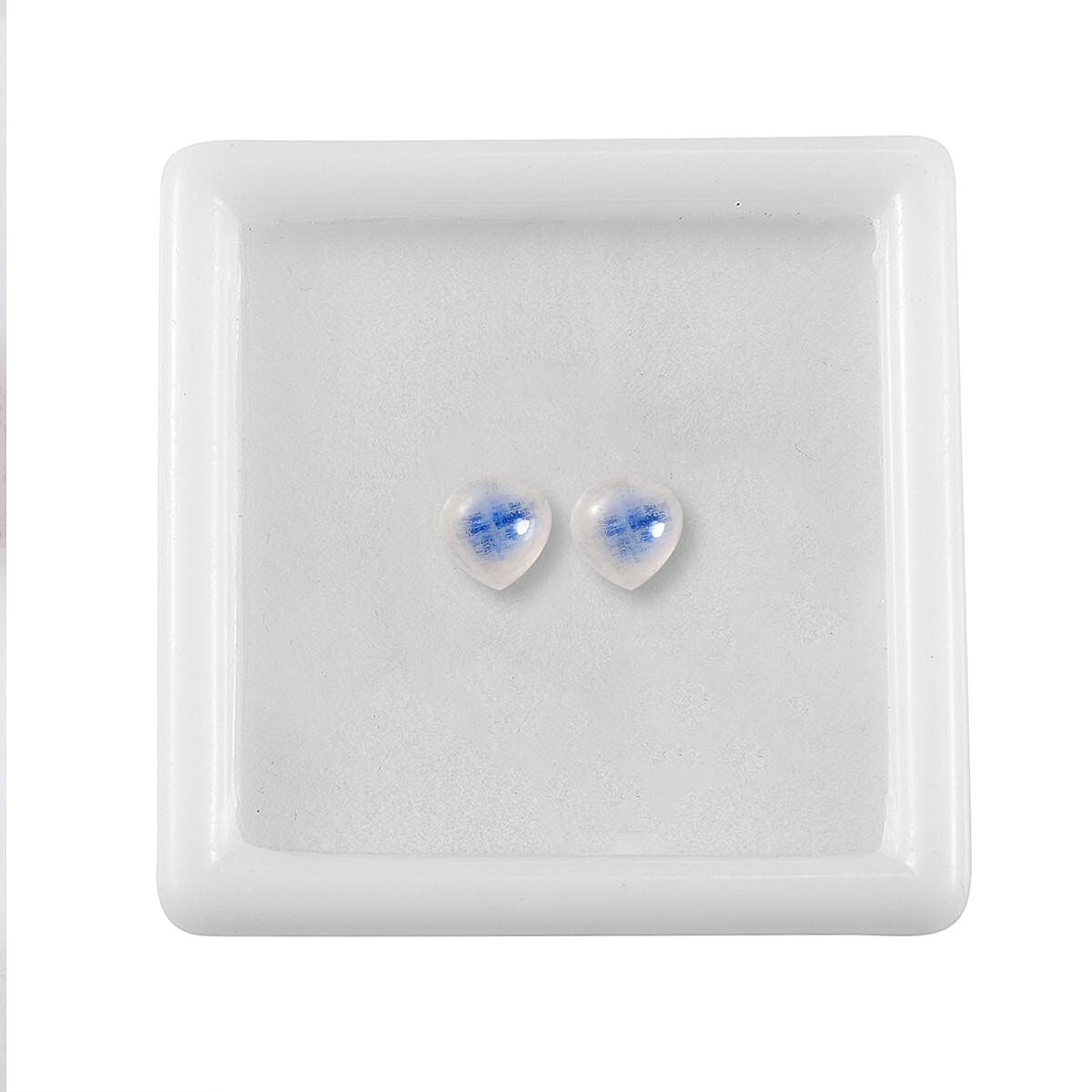 Rainbow Moonstone (Hrt 5 mm) 0.91 ctw Loose Gemstone