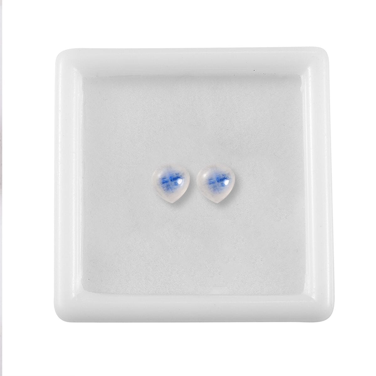 Rainbow Moonstone (Hrt 5 mm) 0.91 ctw Loose Gemstone image number 3