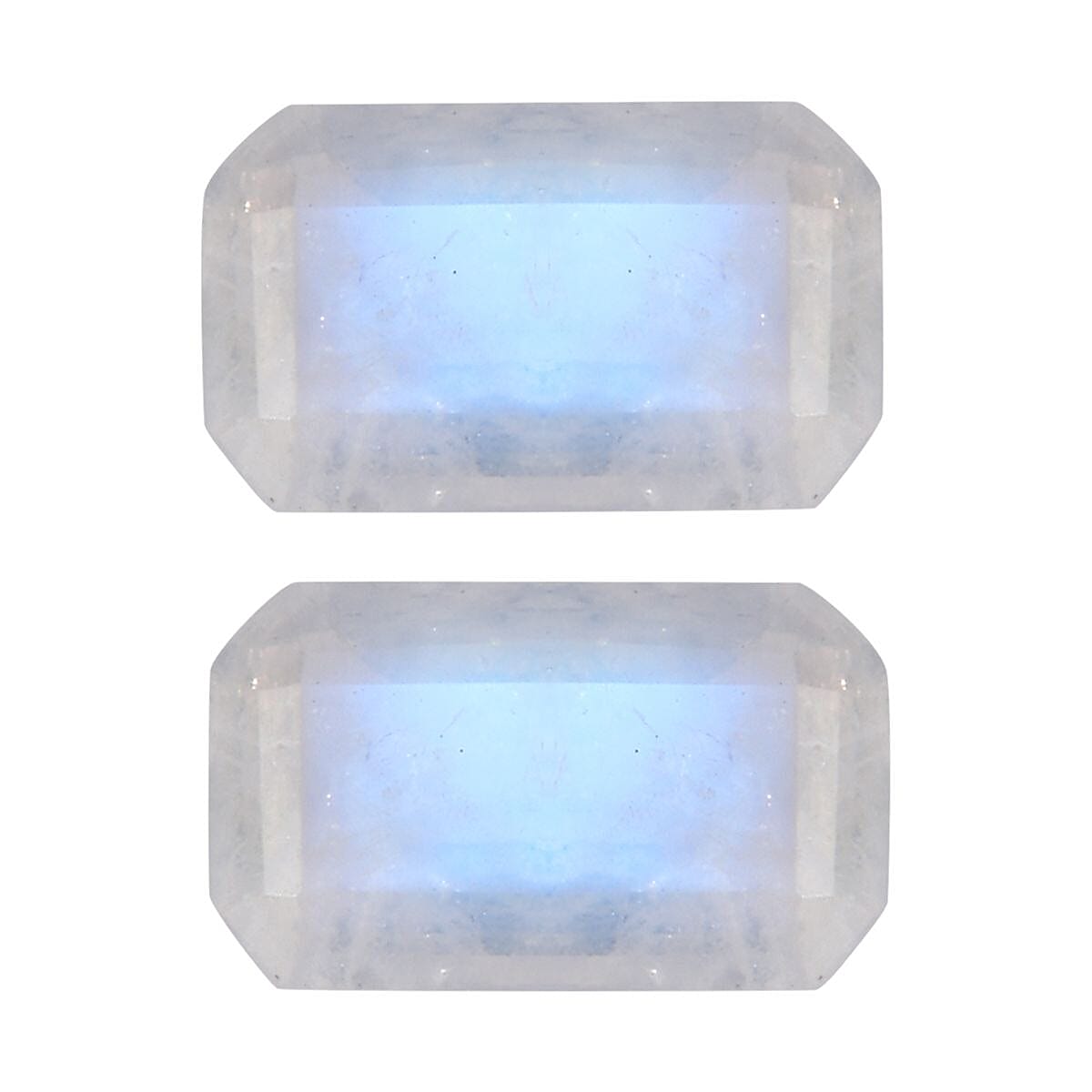 AA Rainbow Moonstone Set of 2 (Oct 5x3 mm) 0.47 ctw Loose Gemstone image number 0