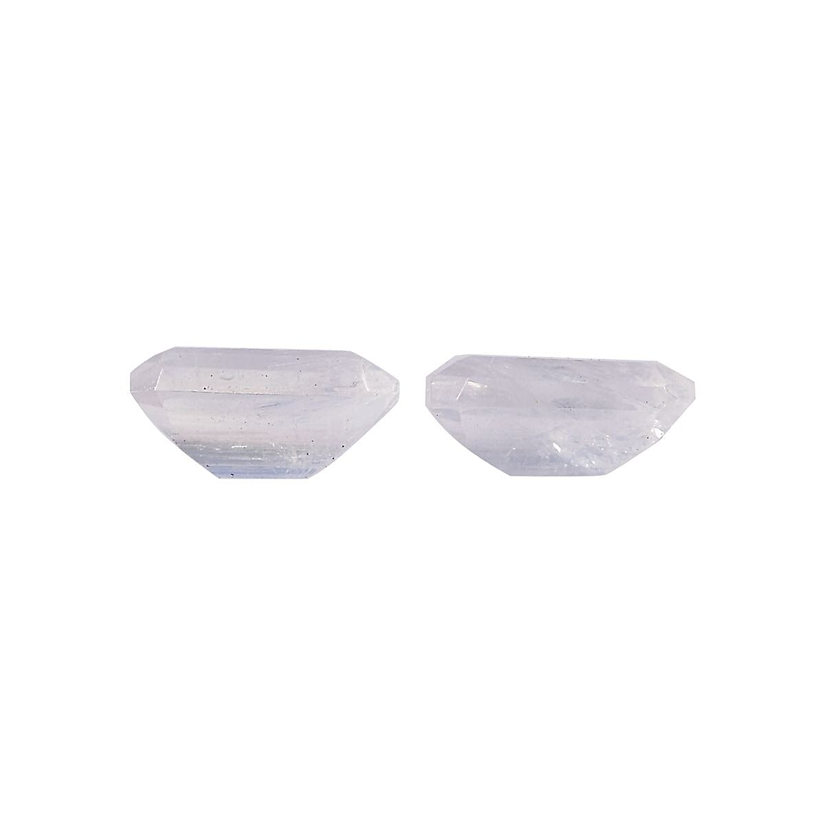 AA Rainbow Moonstone Set of 2 (Oct 5x3 mm) 0.47 ctw Loose Gemstone image number 2