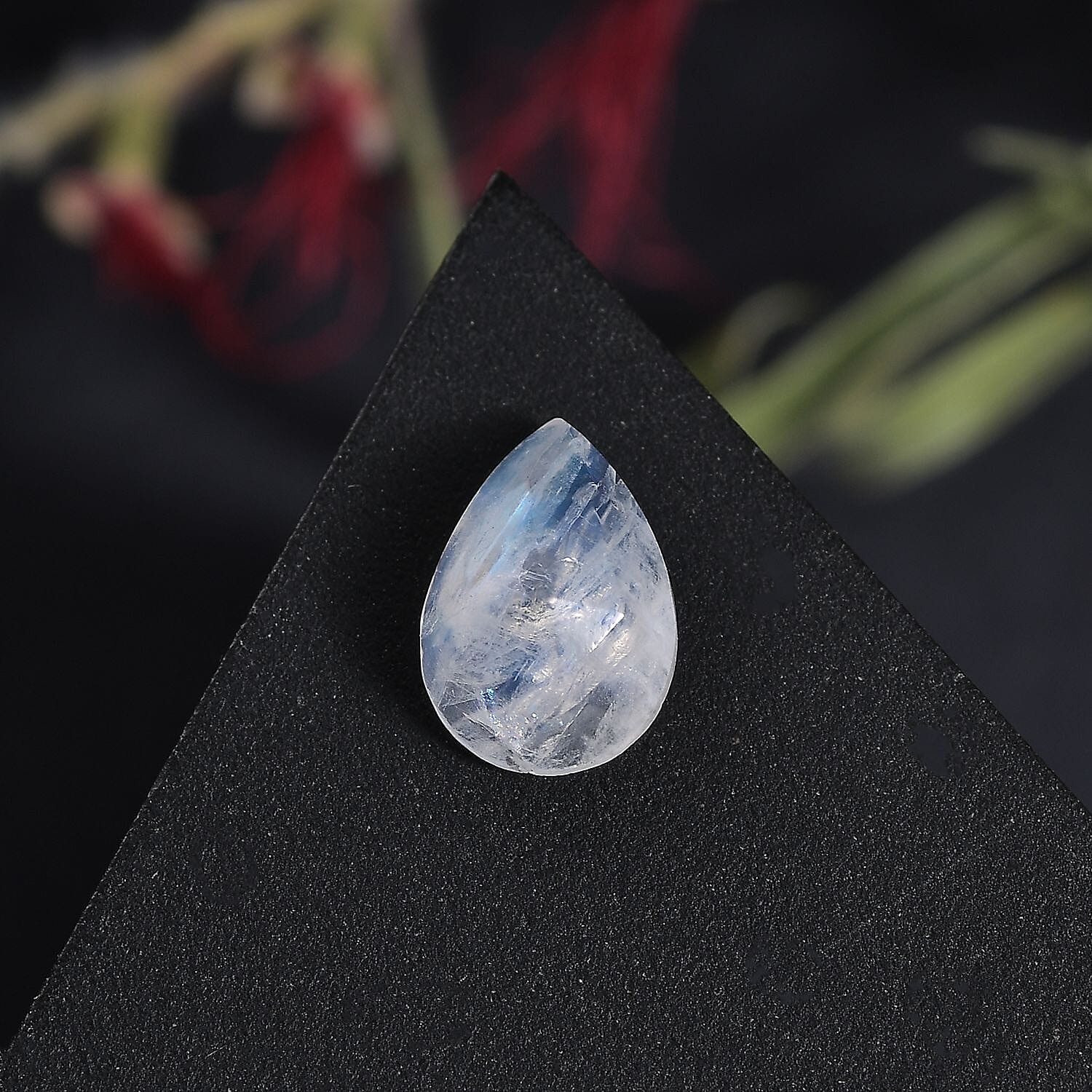 AA Rainbow Moonstone (Pear 10x7 mm) 1.75 ctw Loose Gemstone