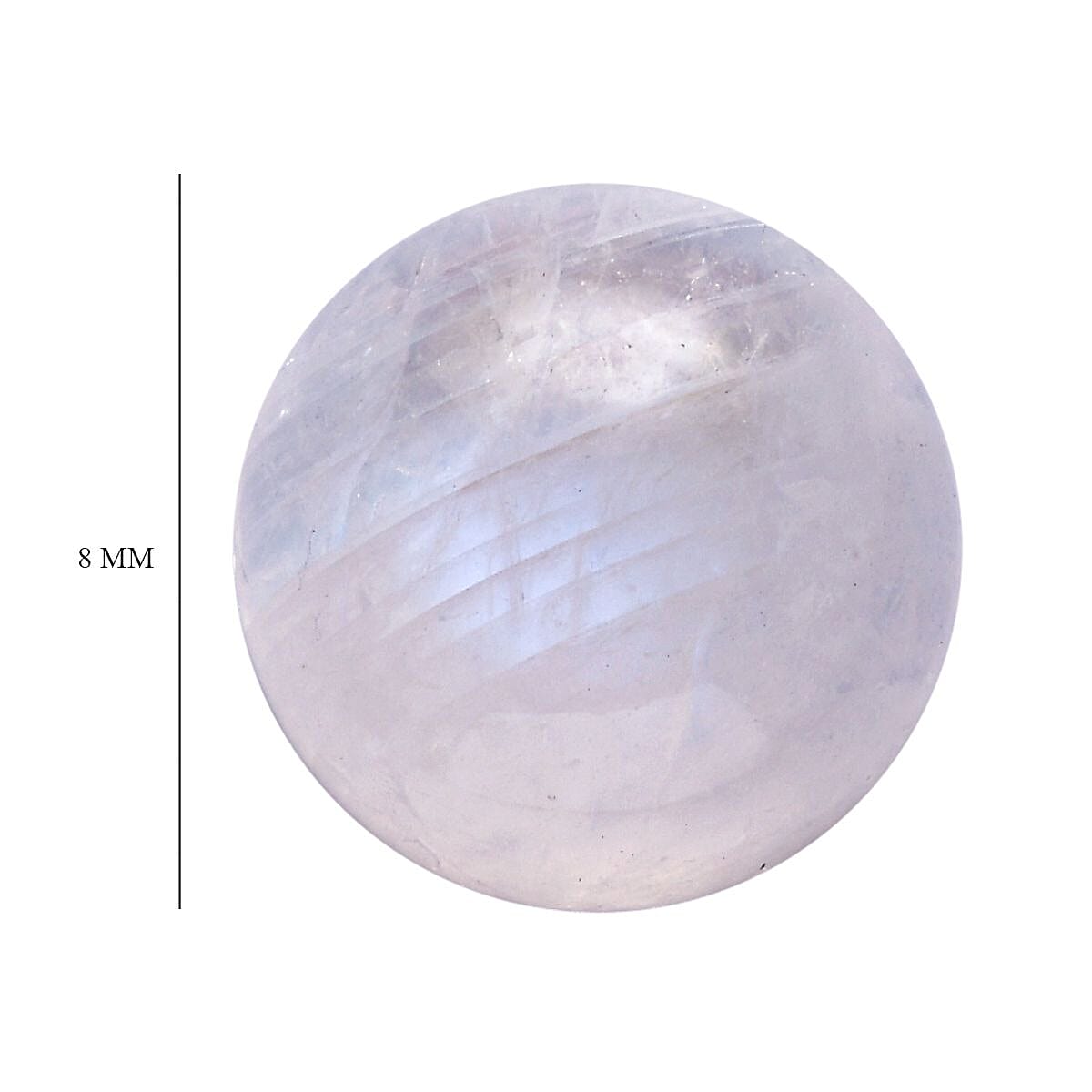 Rainbow Moonstone (Rnd 8 mm) 2.20 ctw Loose Gemstone