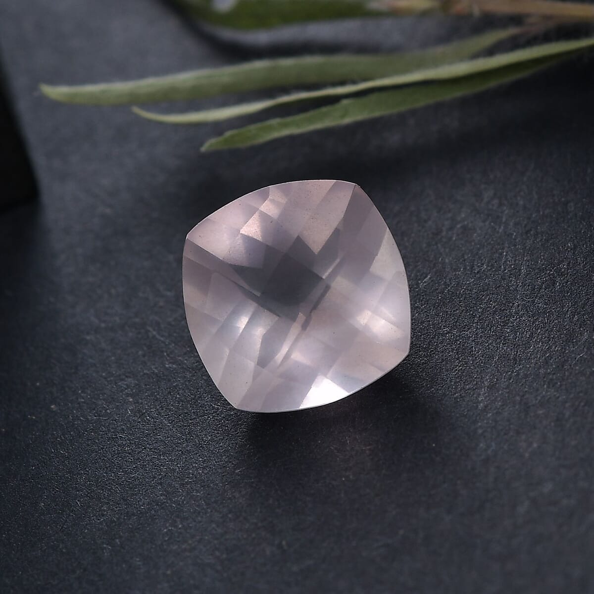 Galilea Rose Quartz (Cush 11x11 mm) 3.58 ctw Loose Gemstone image number 1