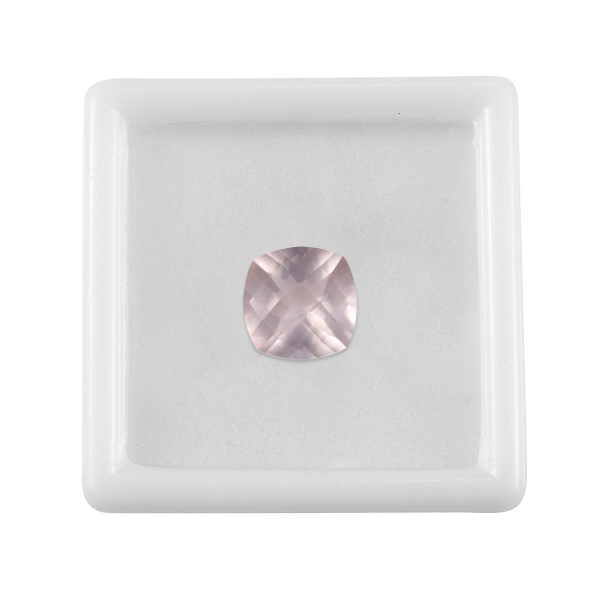 Galilea Rose Quartz (Cush 11x11 mm) 3.58 ctw Loose Gemstone image number 3
