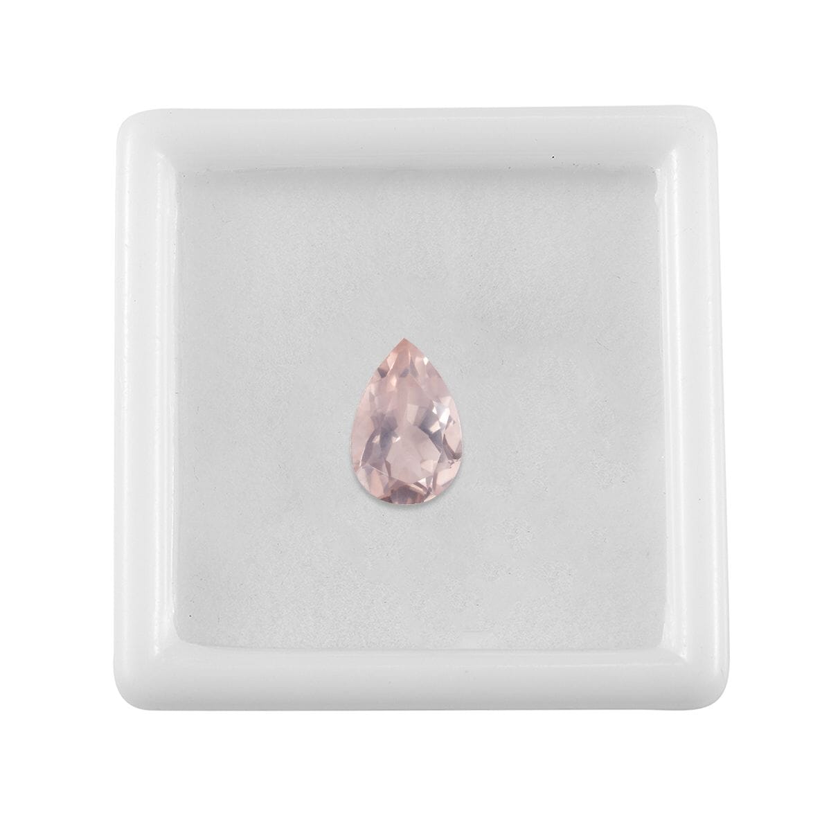 Galilea Rose Quartz (Pear 12x8 mm) 2.60 ctw Loose Gemstone image number 3