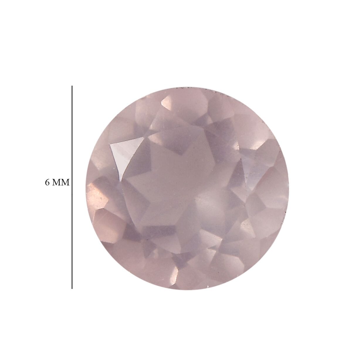 Galilea Rose Quartz Set of 2 (Rnd 6 mm) 1.46 ctw Loose Gemstone image number 4