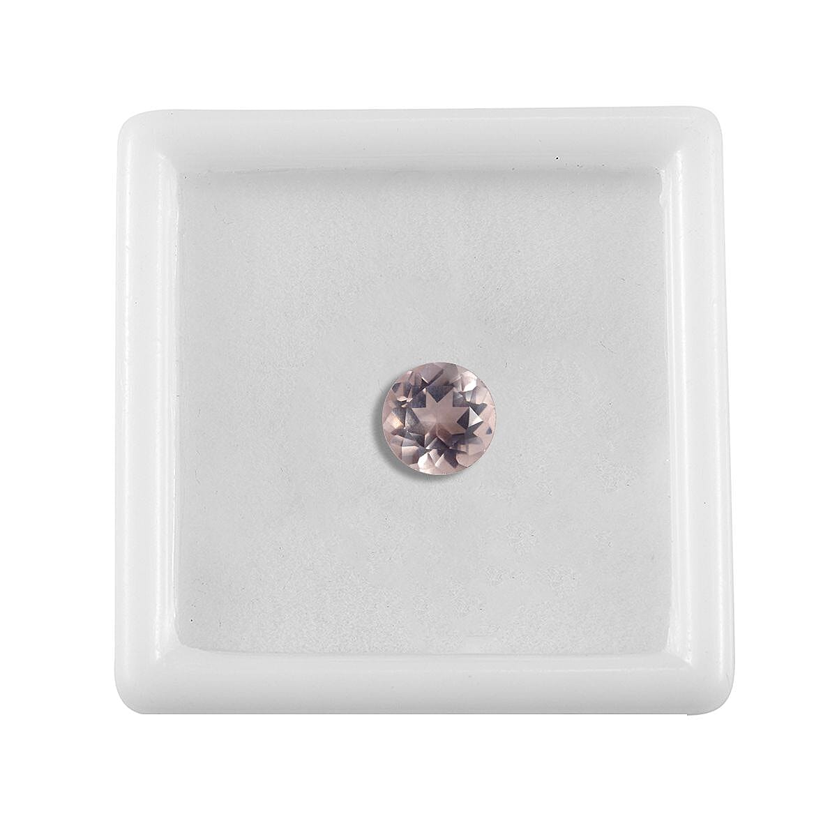Galilea Rose Quartz (Rnd 8 mm) 1.75 ctw Loose Gemstone image number 3