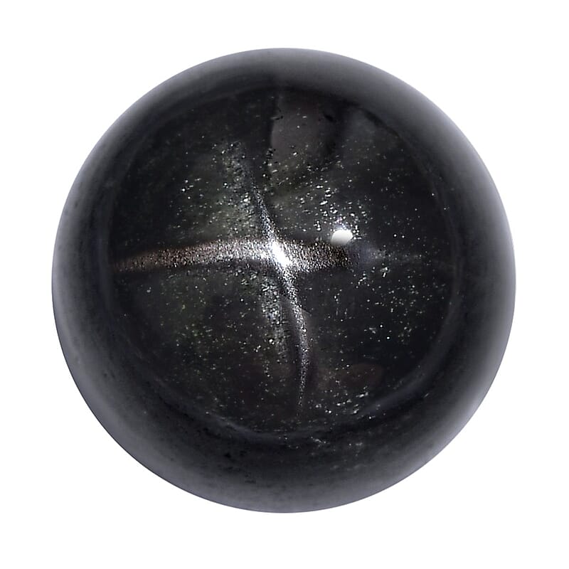 Black Star Diopside (Rnd 11 mm) 6.82 ctw Loose Gemstone