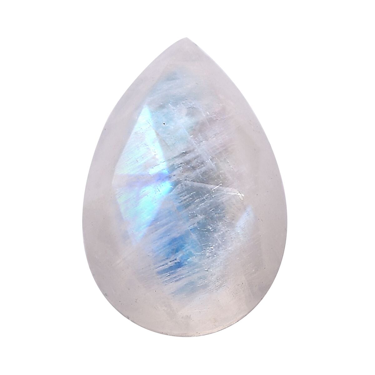 Rainbow Moonstone (Pear 12x8 mm) 2.90 ctw Loose Gemstone image number 0