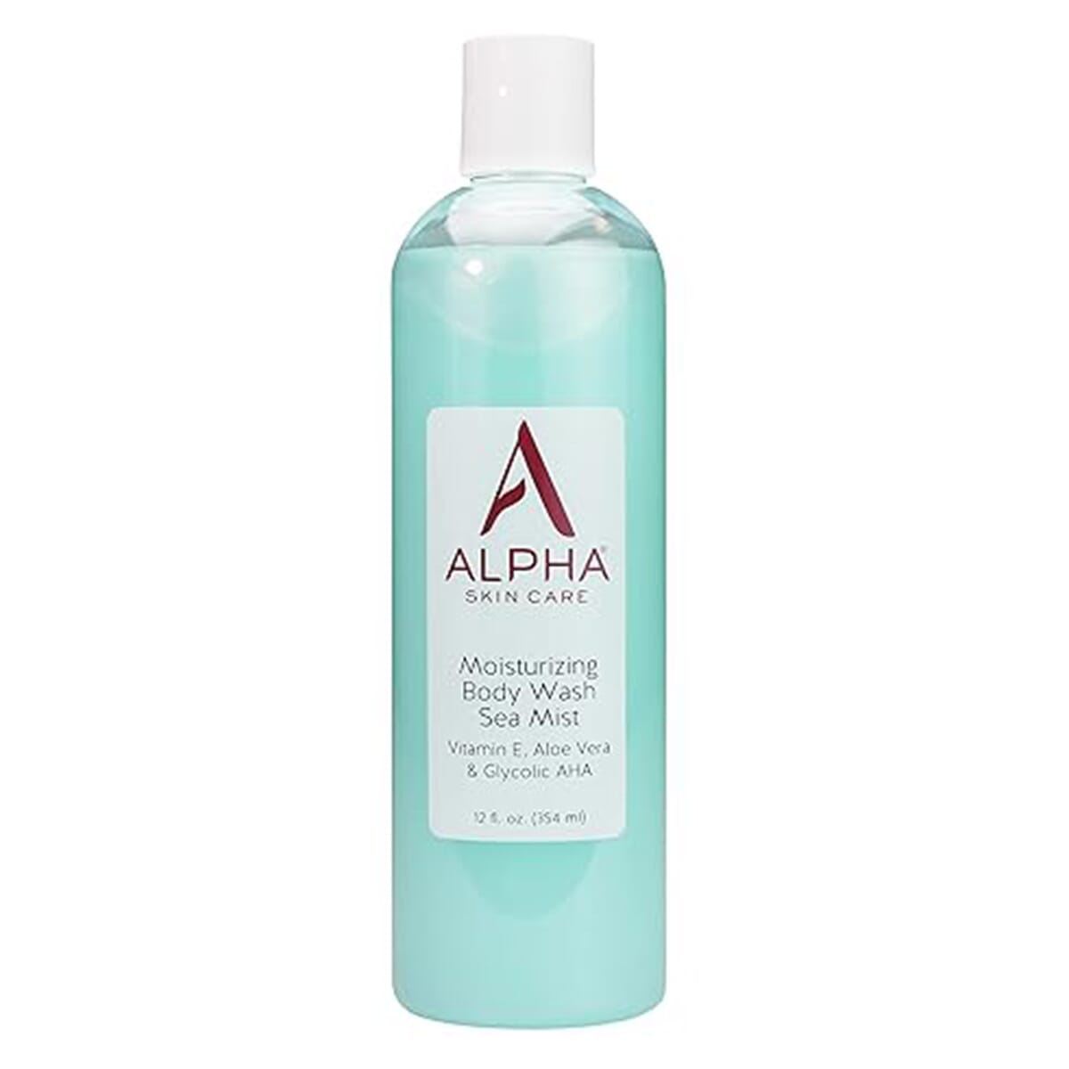 ALPHA Skincare Moisturizing Body Wash Sea Mist with Vitamin E, Aloe Vera, & Glycolic AHA (12oz) image number 0