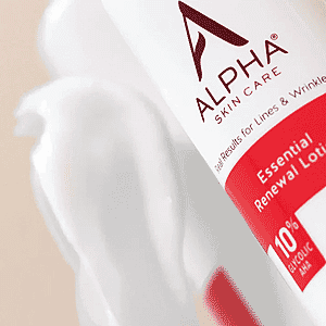 ALPHA Skincare Essential Renewal Lotion with 10% Glycolic AHA (4oz)