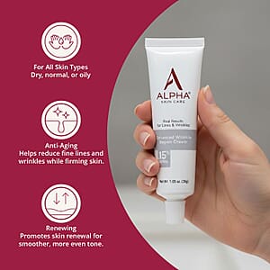 ALPHA Skincare Enhance Wrinkle Repair Cream with 15% Retinol (1.05oz)