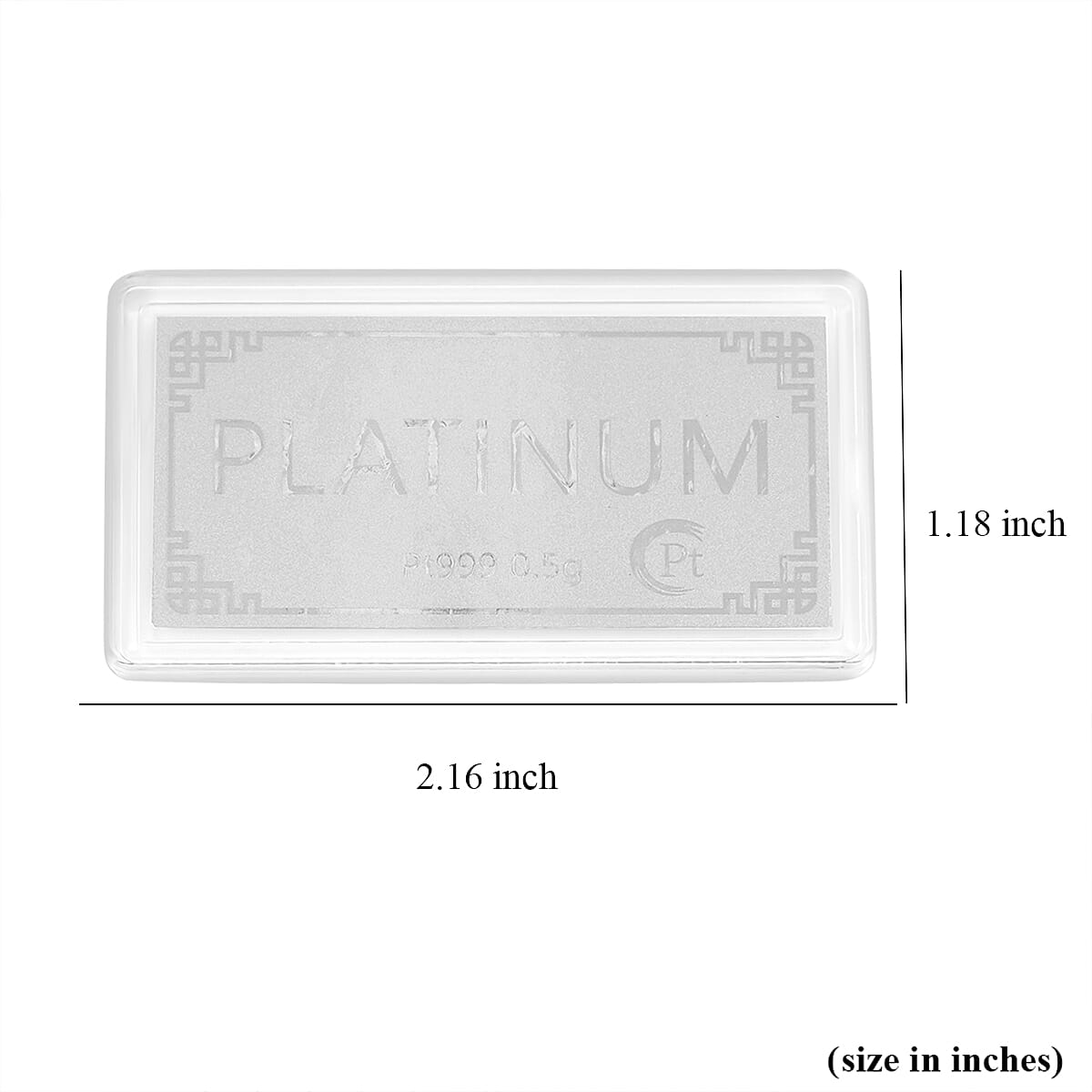999 Platinum Eagle Emboss Sheet 500mg image number 3