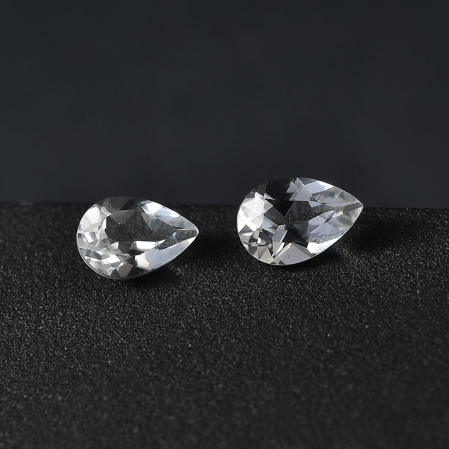 Brazilian Petalite Set of 2 (Pear 6x4 mm) 0.60 ctw Loose Gemstone