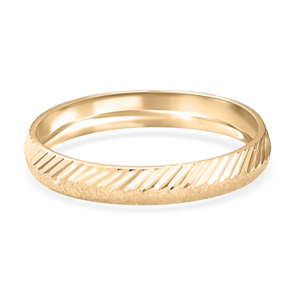 10K Yellow Gold Classic Band Ring (Size 6.0) 1.30 Grams image number 4