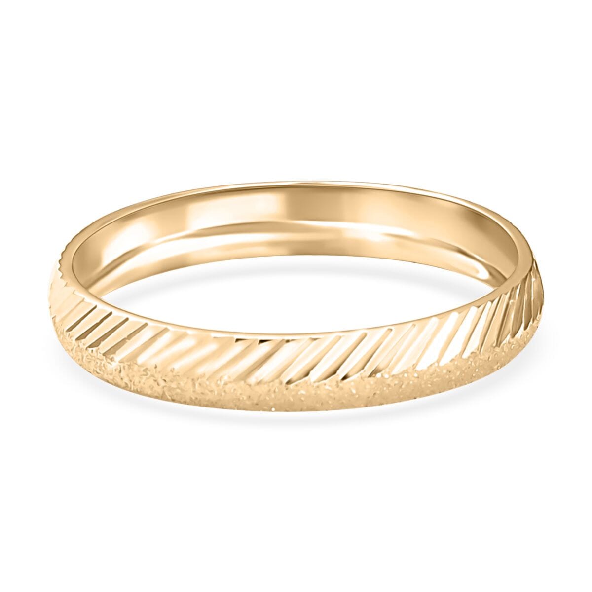 10K Yellow Gold Classic Band Ring (Size 8.0) 1.30 Grams image number 4