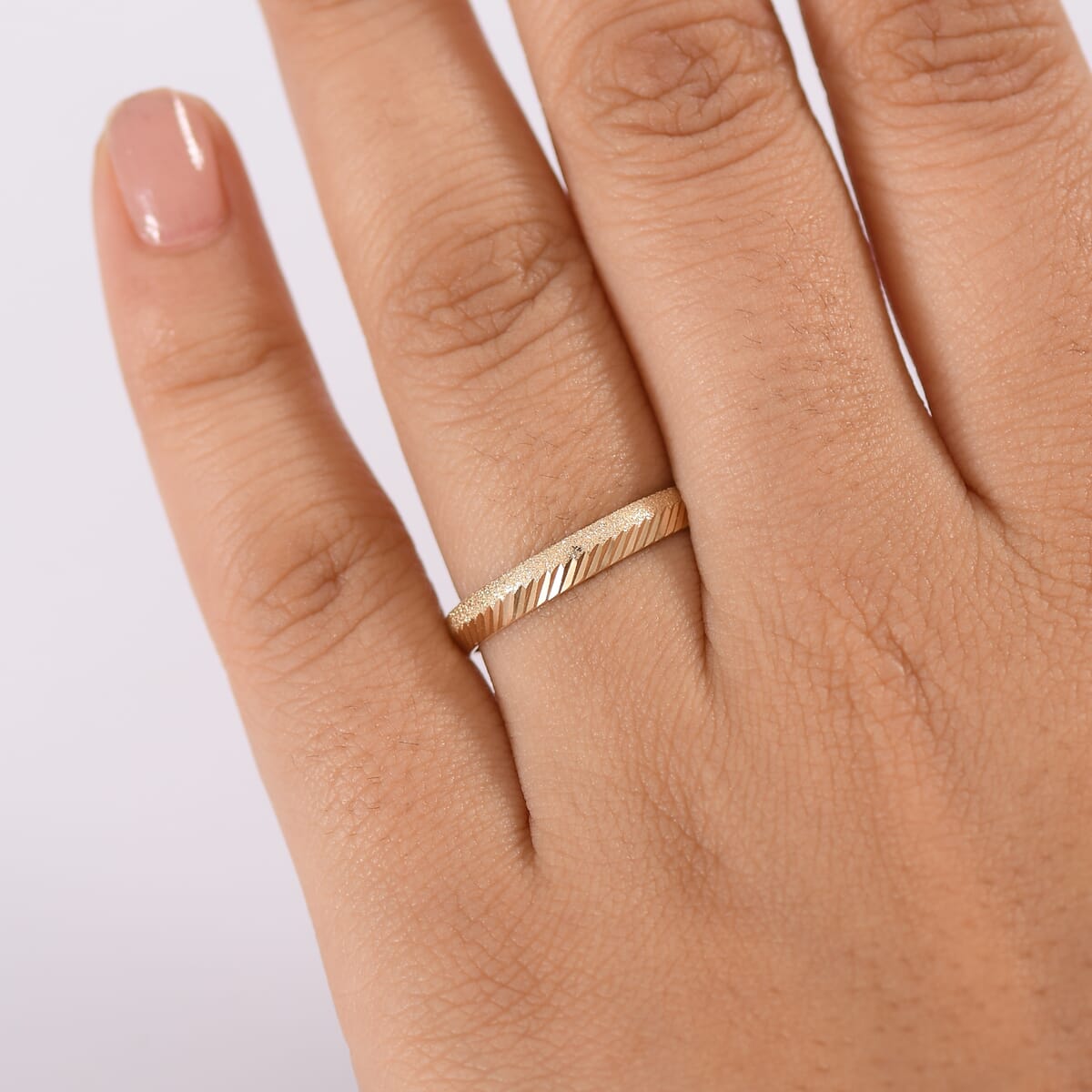 10K Yellow Gold Classic Band Ring (Size 9.0) 1.30 Grams image number 2