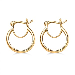 10K Yellow Gold Eternal Hoop Earrings (2.95 Grams)