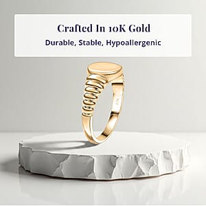 10K Yellow Gold  Fancy Ring,  Gold Wt. 5 g