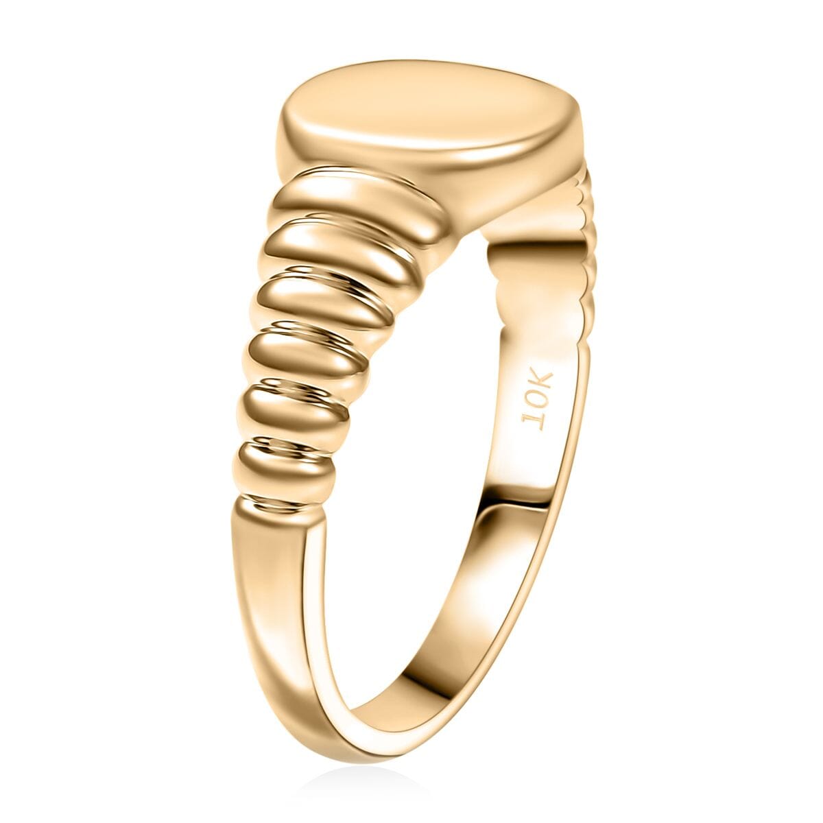 Luxoro Tulip Garden Ring in 10K Yellow Gold (Size 8.0) 5 Grams image number 3